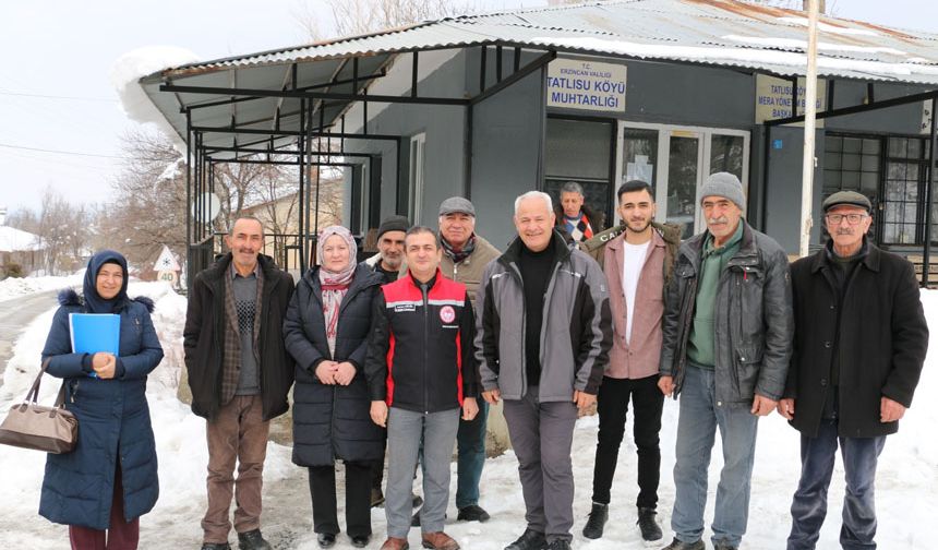 Tarım Müdürlüğü Ekipleri Tatlısu Köyü’nde Üreticilerle Buluştu