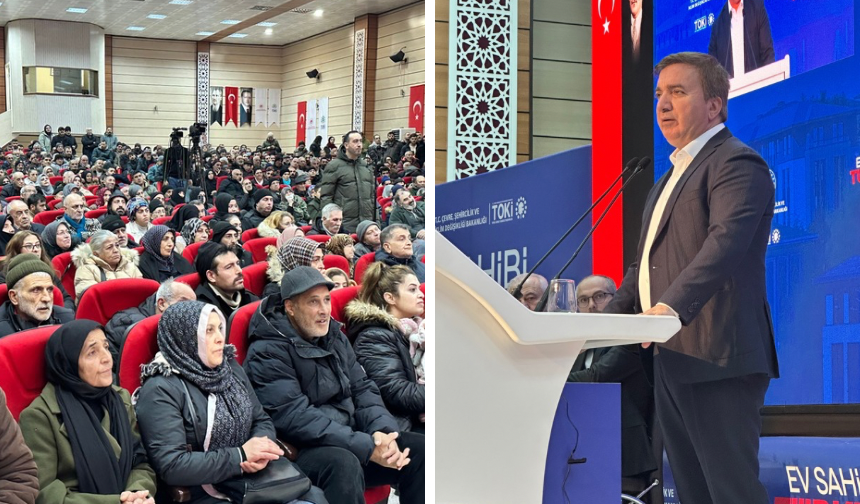 Erzincan’da 1.760 TOKİ Konutu İçin Kura Çekimi Gerçekleştirildi