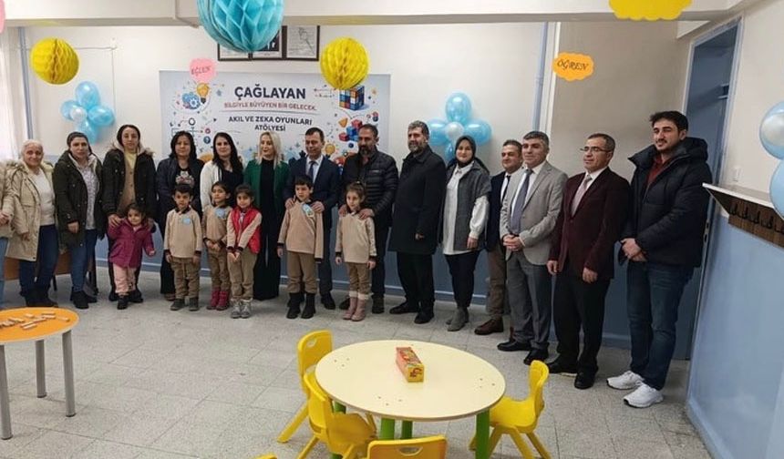 Çağlayan İlkokulu’nda Eğitimde Büyük Adım: Zeka Oyunları ve Laboratuvar Sınıfları Açıldı