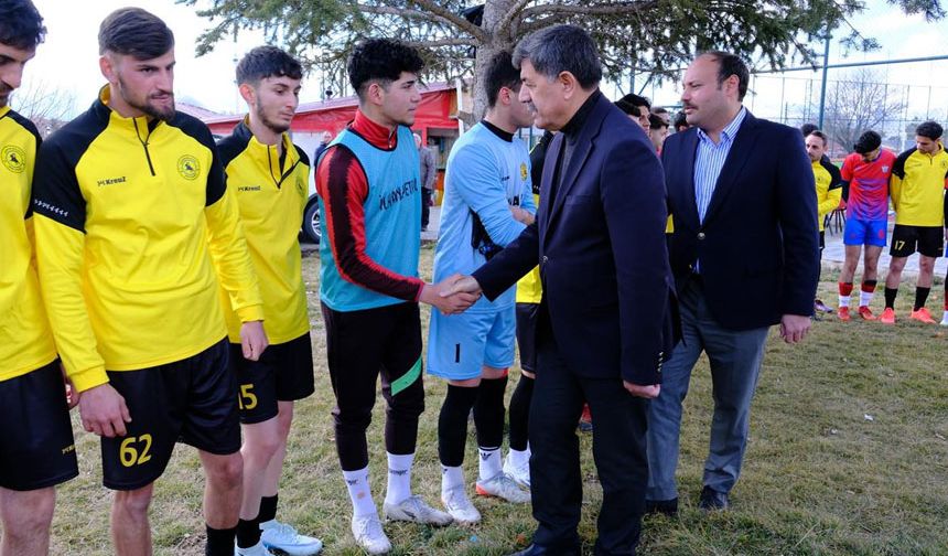 Erzincan'da Amatör Küme Açılış Maçı Oynandı