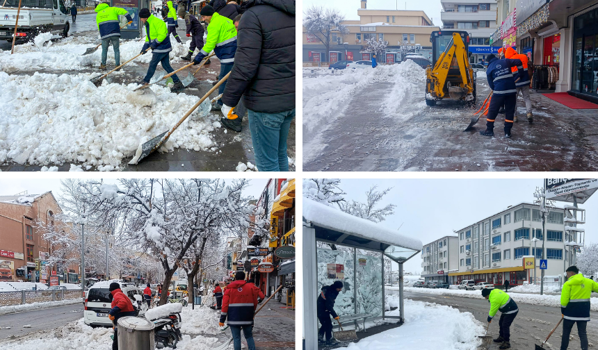 Karla Mücadele Çalışmaları Aralıksız Sürüyor