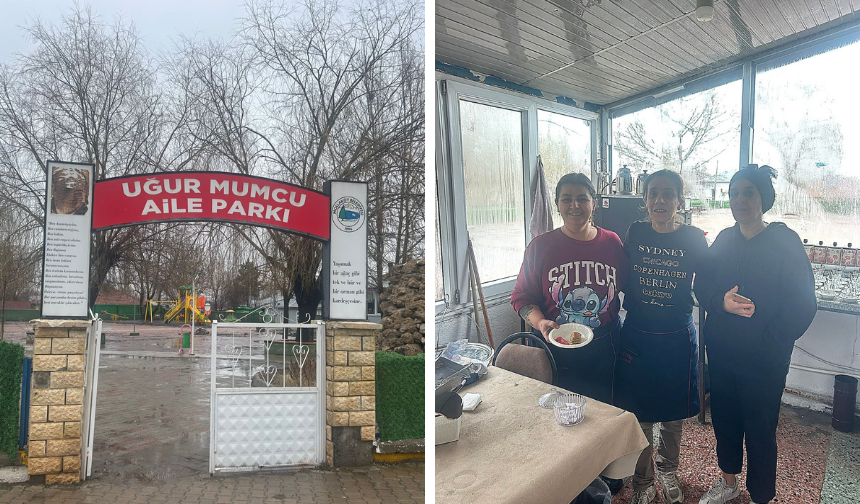 Mollaköy’de Kadın Girişimcilerden Örnek Adım: 3 Kız Kardeş Çay Bahçesini İşletmeye Başladı