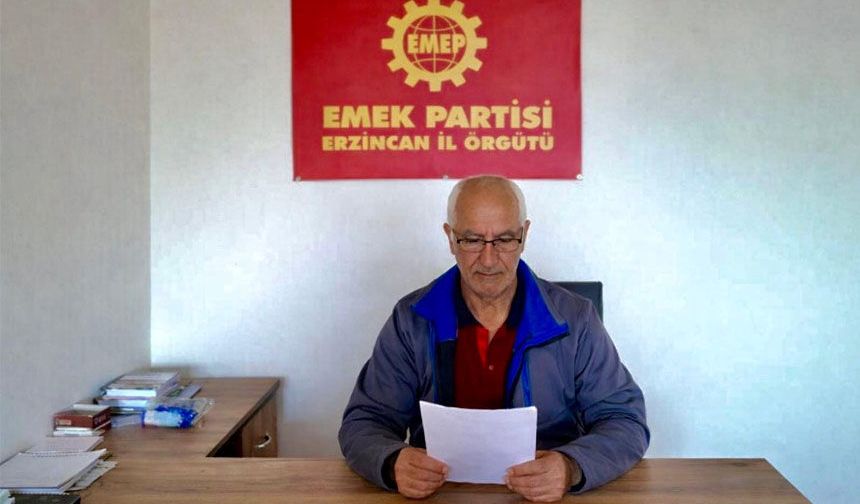 EMEP Erzincan İl Başkanı Haydar Polat’tan 13 Mart Depremi Anma Mesajı