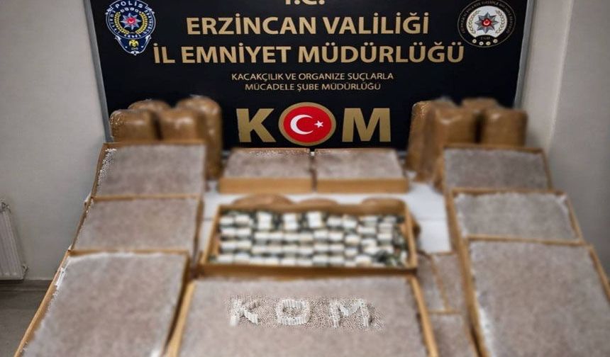 Erzincan’da Kaçak Tütün Operasyonu