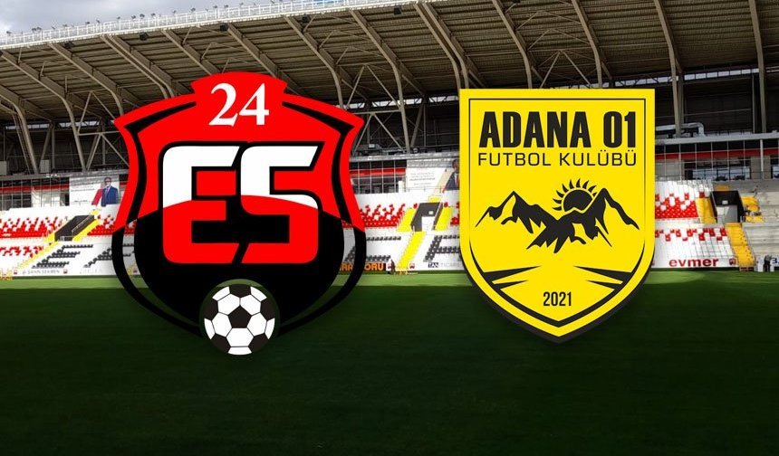 24 Erzincanspor Adana 01 FK’yı Ağırlıyor
