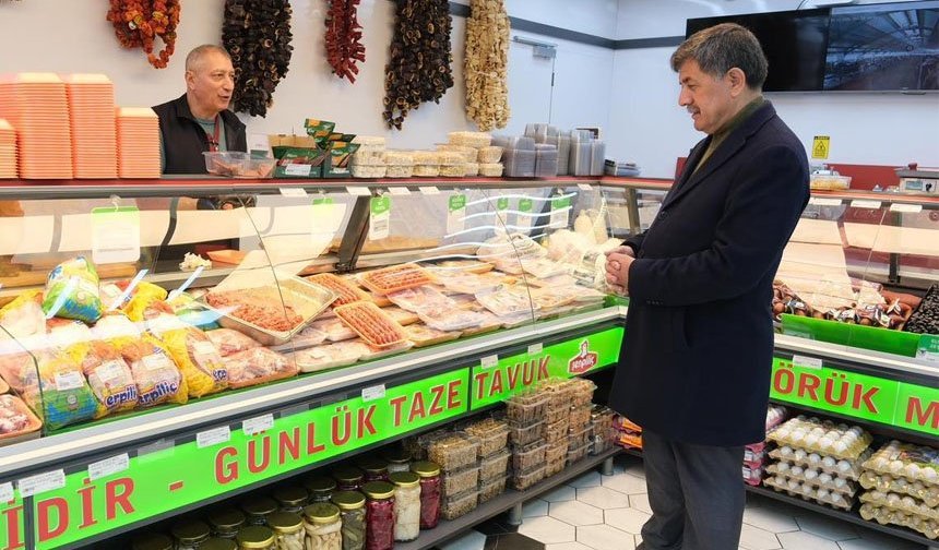 Başkan Aksun Esnafı Ziyaret Etti