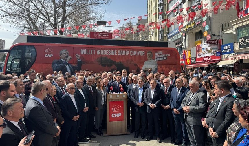 CHP İl Başkanlarından Ankara’da Ortak Basın Açıklaması