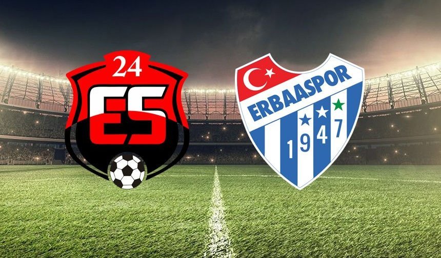 24 Erzincanspor, Erbaaspor’u Konuk Ediyor