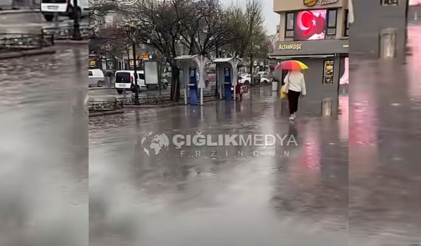 Erzincan’da Sabah Yağmur Başladı, Sulu Kara Döndü!