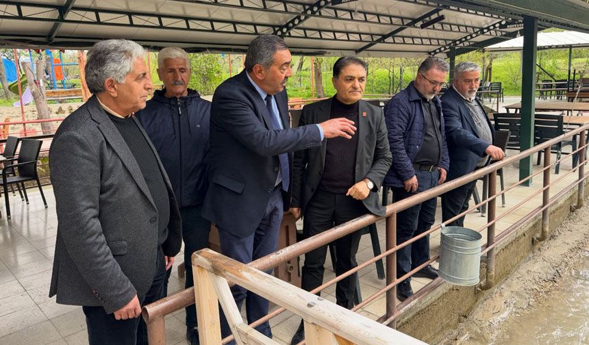 CHP Heyetinden Çağlayan Ziyareti
