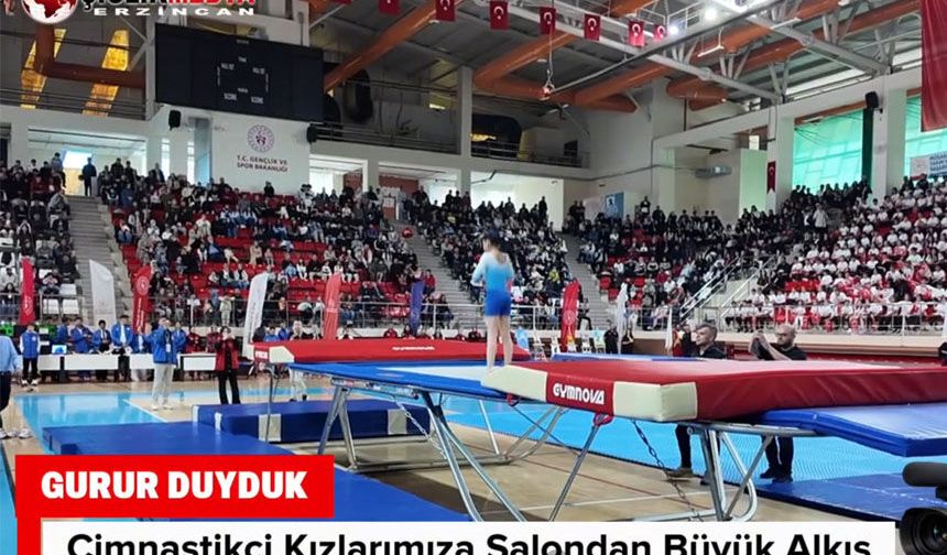 Erzincan’da Jimnastikçi Kızlar Büyük Alkış Topladı