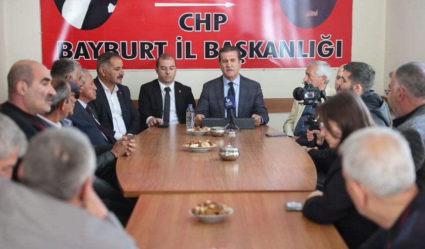 Mustafa Sarıgül Bayburt’ta Konuştu: “Çoğu Gitti, Azı Kaldı; Gelen CHP İktidarıdır”