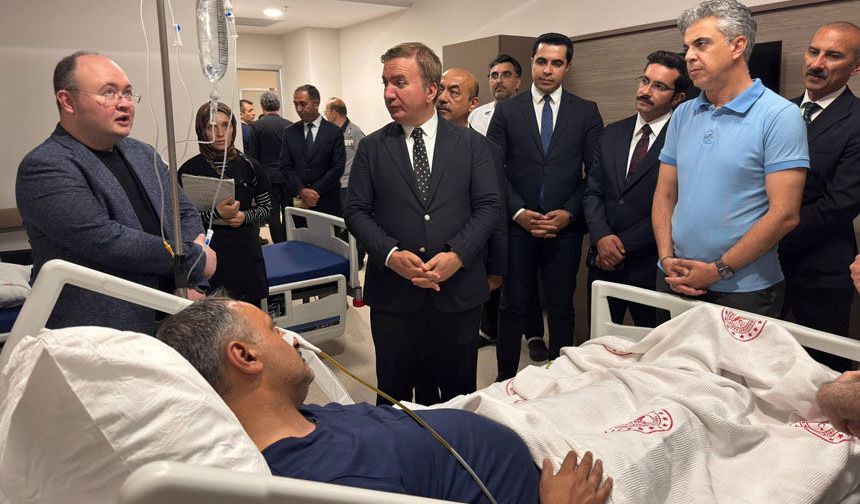 Belediye Başkanı Elçi’ye Geçmiş Olsun Ziyareti