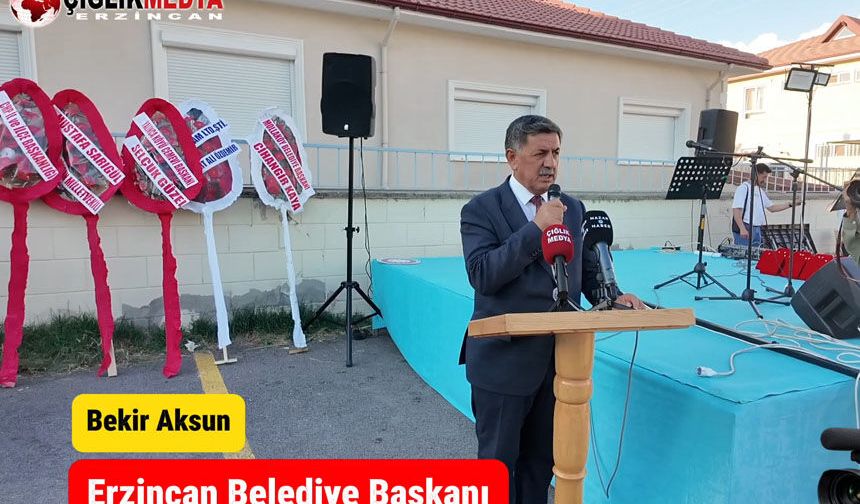 Ercan Geçmez, Bekir Aksun ve Mustafa Sarıgül’den Açılış Konuşmaları | Erzincan