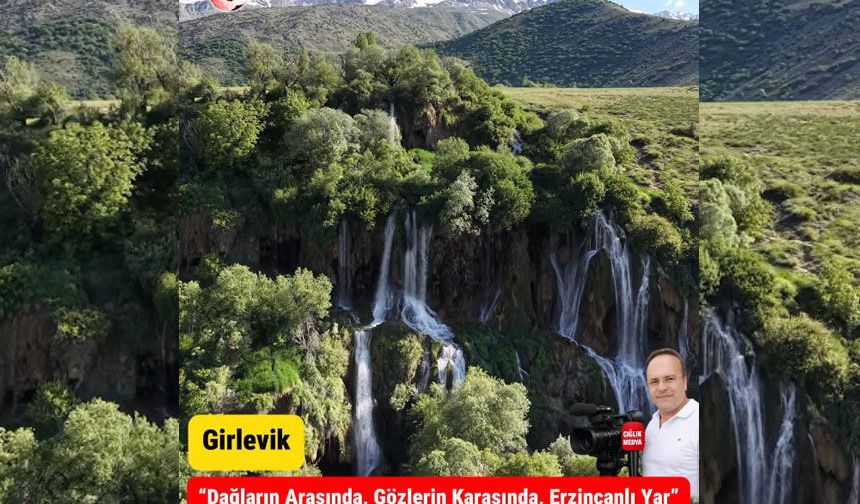Girlevik Şelalesi’nin Büyüleyici Güzelliği | Erzincan’ı Bir de Gökyüzünden İzleyin