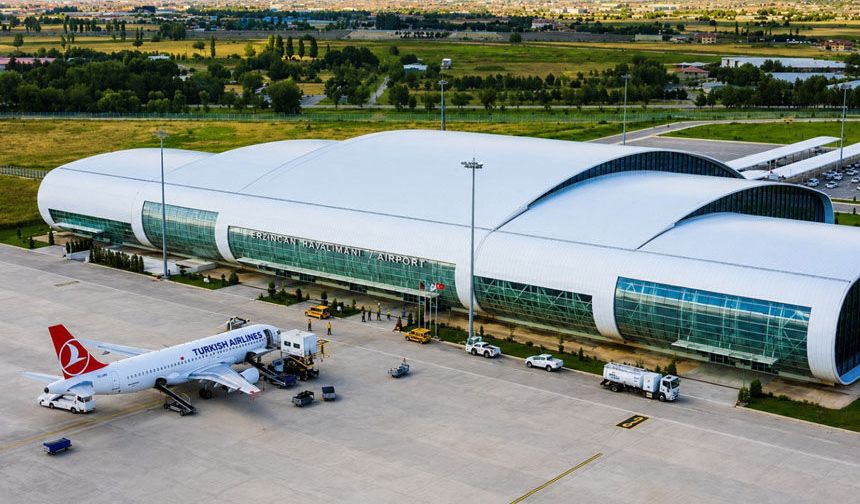 Erzincan Havalimanı Haziran Ayında 40 Bin 405 Yolcuya Hizmet Verdi