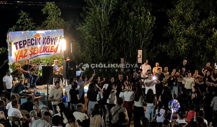 Tepecik Köyü Yaz Şenliği Yoğun Katılımla Gerçekleştirildi