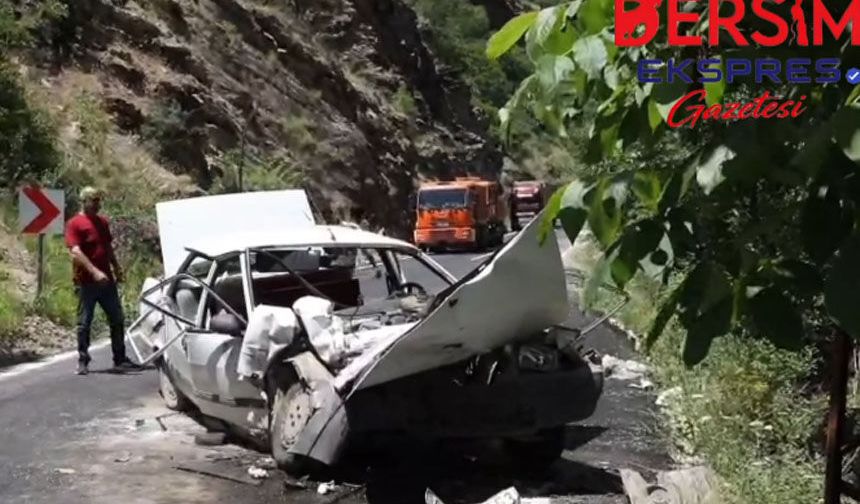 Tunceli’de Meydana Gelen Kazada 1 Kişi Hayatını Kaybetti