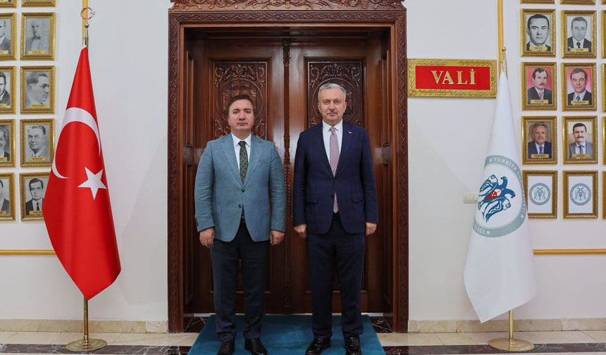 Akın Levent’ten Vali Aydoğdu’ya Veda Ziyareti