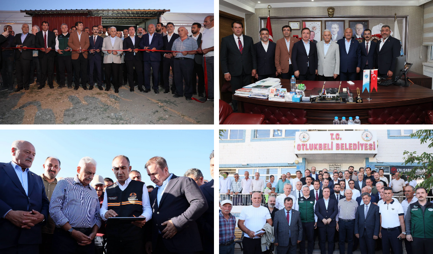 Binali Yıldırım'ın Çayırlı ve Otlukbeli Ziyareti
