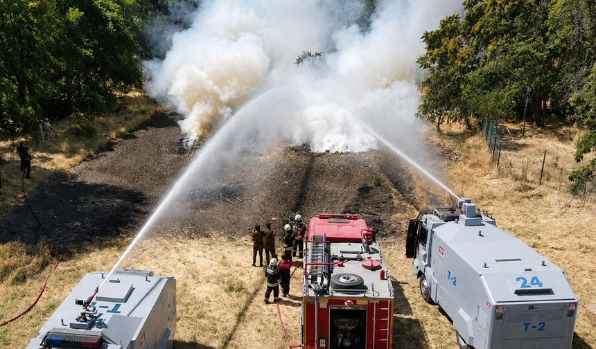 Orman Yangınlarına Karşı Etkin Müdahale İçin Tatbikat Yapıldı