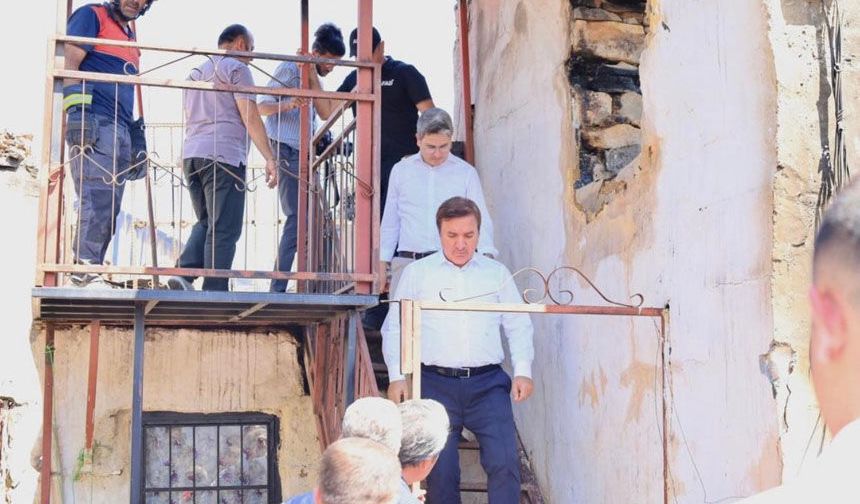 Vali Aydoğdu Kışlacık’ta: Kalıcı Konutlar Yapılacak