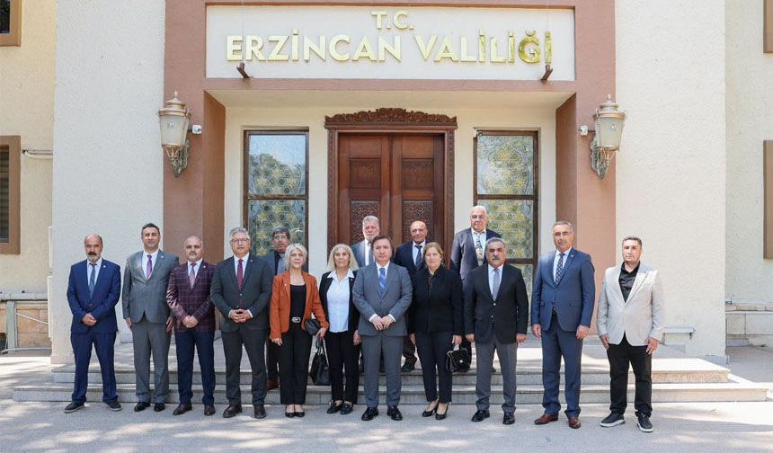 CHP Erzincan İl Yönetiminden Vali Aydoğdu’ya Ziyaret