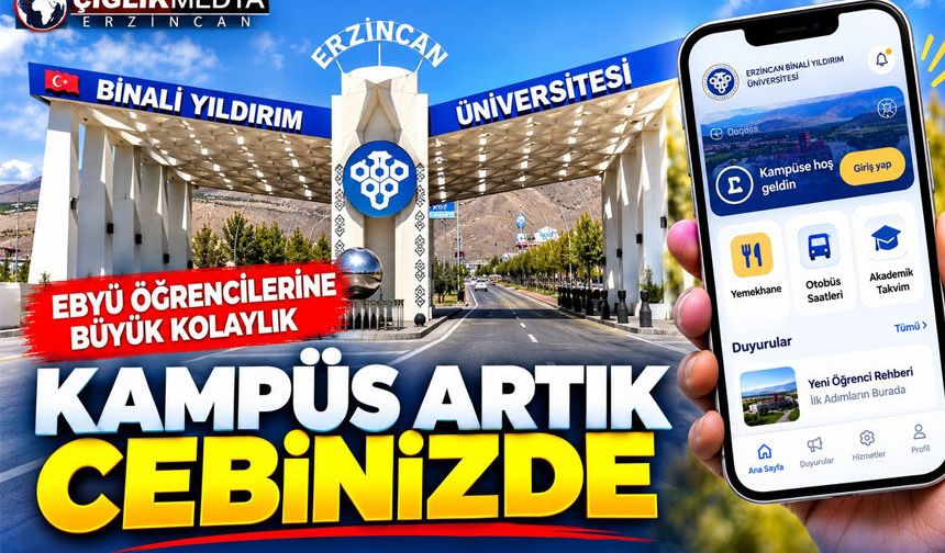 EBYÜ Öğrencilerine Büyük Kolaylık: Kampüs Artık Cepte