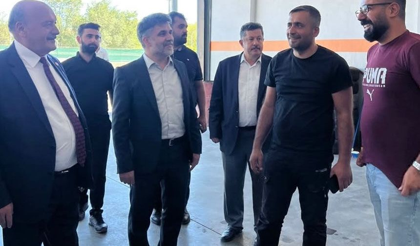 Karaman’dan Yeni Sanayi Sitesi Esnafına Ziyaret