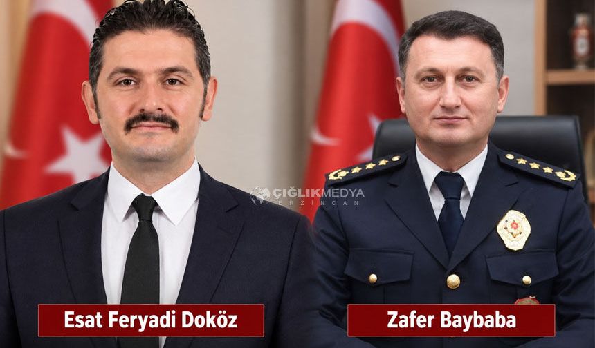 Erzincan’ın Yeni İl Emniyet Müdürü Esat Feryadi Doköz Oldu