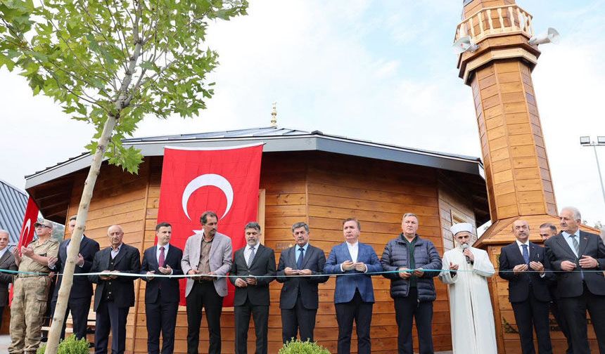 Ergan Dağı Camii Törenle İbadete Açıldı