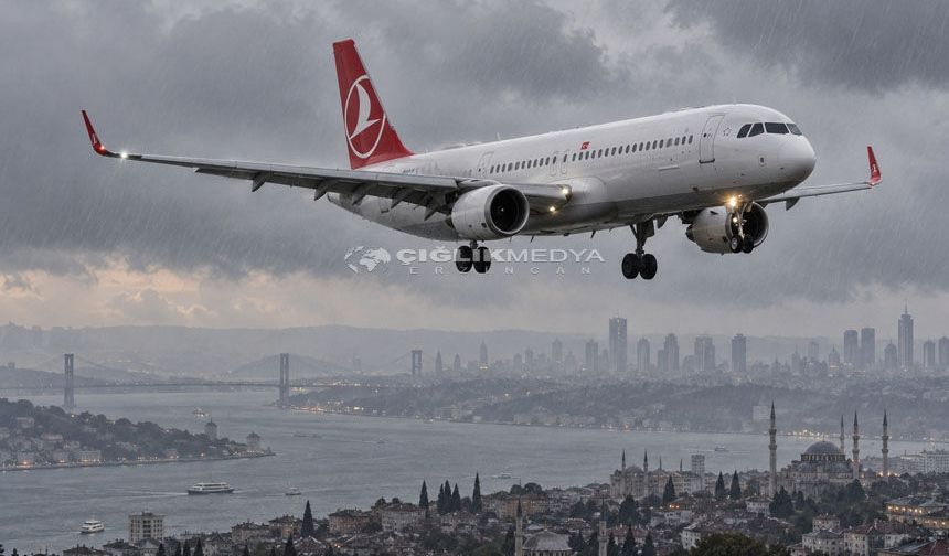 Erzincan-İstanbul Uçuşunda Zor Anlar Yaşandı