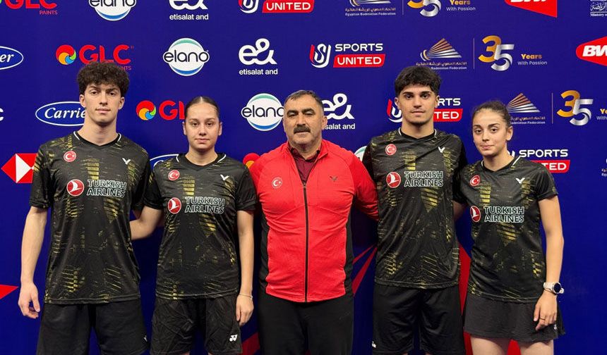 Erzincanlı Badmintoncular Dünya Şampiyonası’nda Türkiye’yi Temsil Edecek
