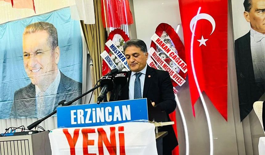 Cevdet Ersoy Yeni Parti Erzincan İl Başkanı Seçildi